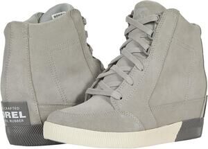 Sorel Out N About Wedge Bootie Size 7 Dove Grey Suede Leather Wedge :